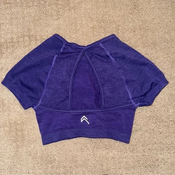 Oner Active Effortless Seamless Short Sleeve Crop Top XS - Picture 7 of 7